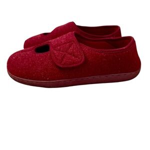 Foamtreads Kendall Felt Indoor Slipper Women’s Size 9 Burgundy Red